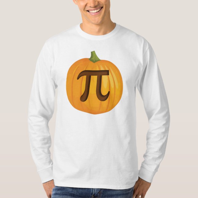 Camiseta Pastel de calabaza pi de Halloween (Anverso)