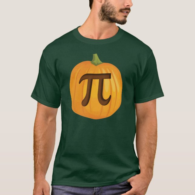 Camiseta Pastel de calabaza pi de Halloween (Anverso)