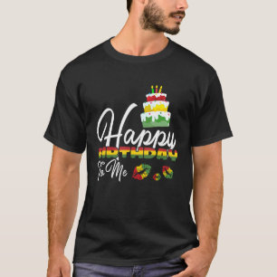 Camiseta Pastel de cumpleaños de Jamaica: Feliz cumpleaños