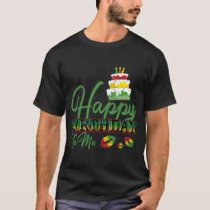Camiseta Pastel de cumpleaños de Jamaica Feliz cumpleaños a