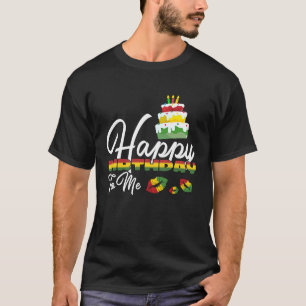 Camiseta Pastel de cumpleaños de Jamaica Feliz cumpleaños p