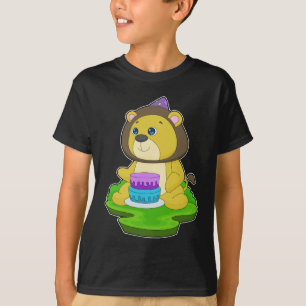 Camiseta Pastel de cumpleaños de león