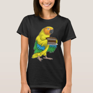 Camiseta Pastel de cumpleaños de loros