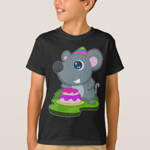 Camiseta Pastel de cumpleaños del ratón