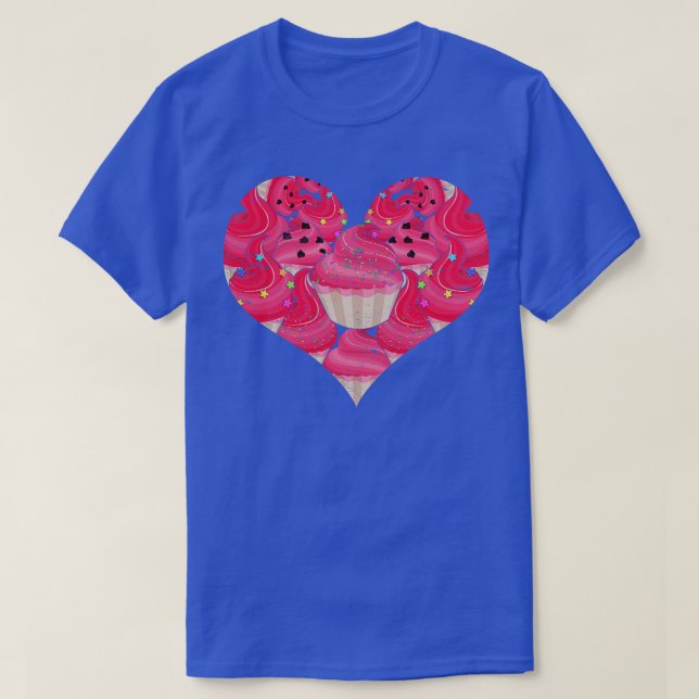 Camiseta Pastel de degustación de postre de amor (Diseño del anverso)