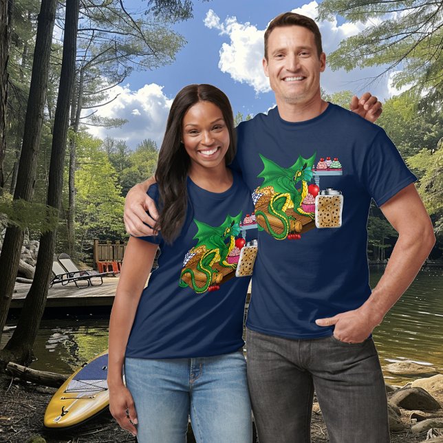 Camiseta Pastel de Dragón Verde (Subido por el creador)