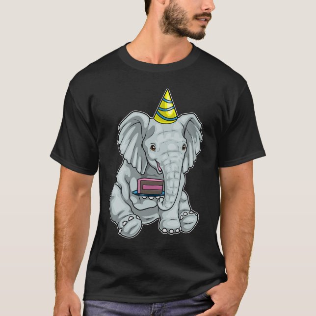 Camiseta Pastel de elefante (Anverso)