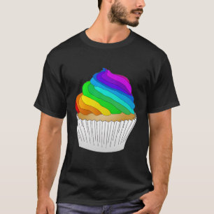 Camiseta Pastel de Fiesta arcoiris