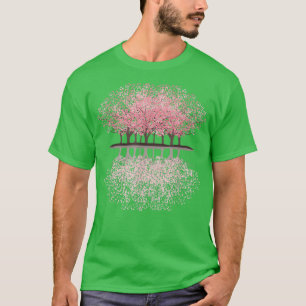 Camiseta Pastel de flores de cerezo sakura japonés