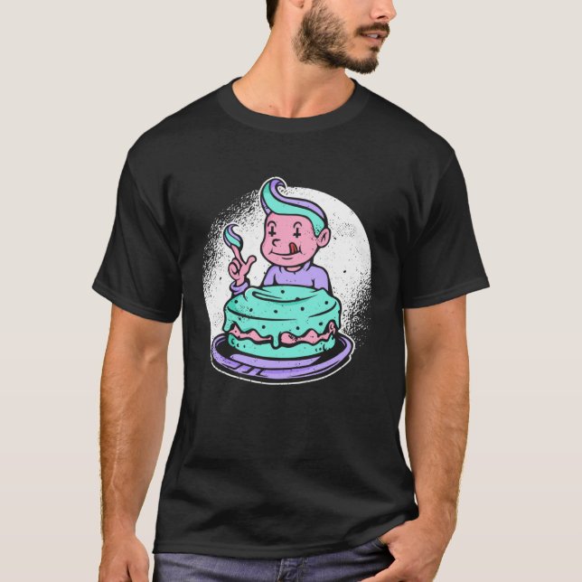 Camiseta Pastel de gótico Gótico Ropa Emo gótica estética (Anverso)