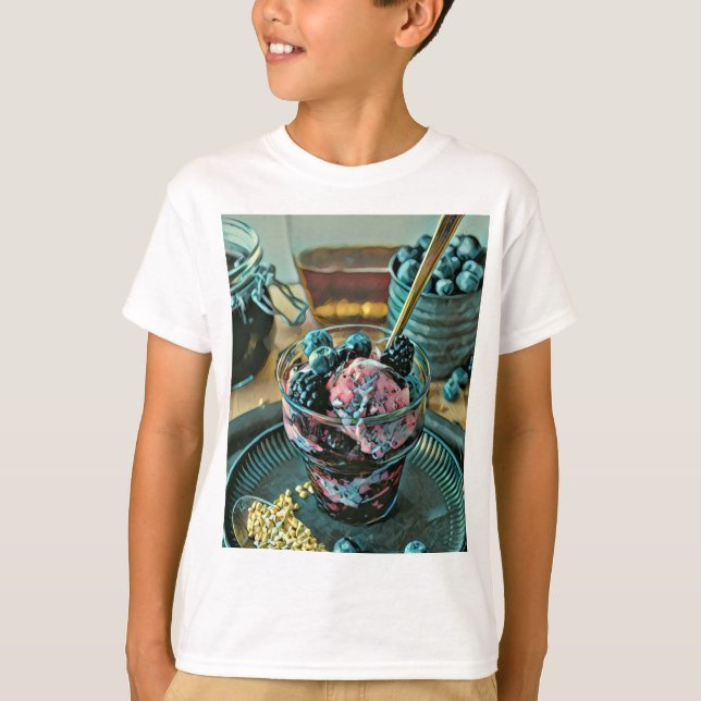 Camiseta Pastel de helado con berry (Anverso)