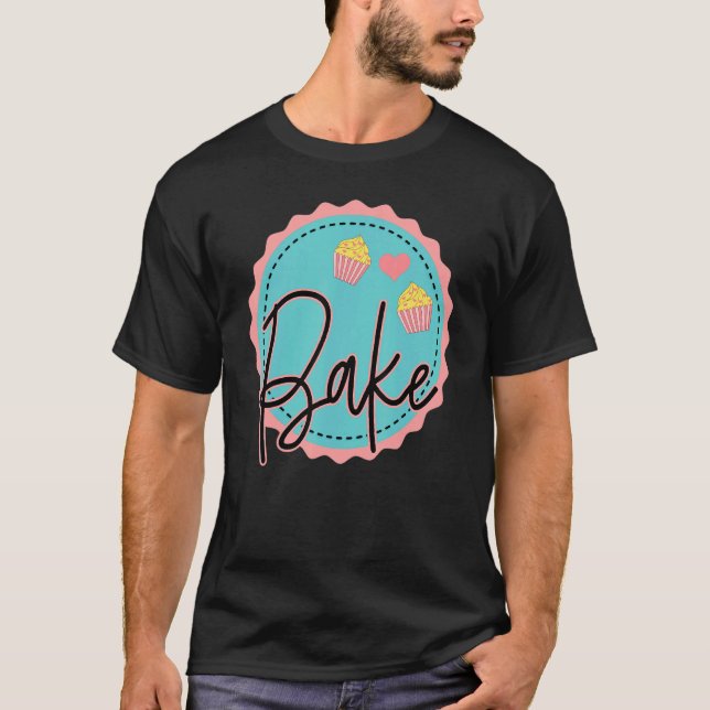 Camiseta Pastel de pan Chef Baker Cupcakes Pastel de pan (Anverso)