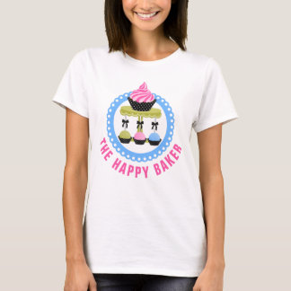 Camiseta Pastel de panadería y torta de colores
