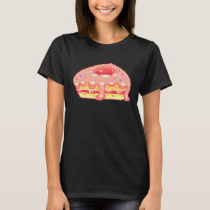 Camiseta Pastel de pastel de píxeles con motivos japoneses 