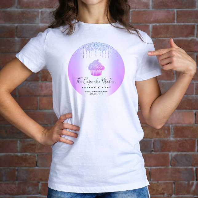 Camiseta Pastel de pasteles Panadería Cafe Perforaciones Pu (Subido por el creador)