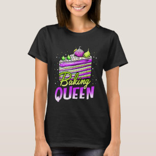 Camiseta Pastel de pasteles Queen Cupcake Bakers Chispas pa