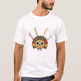 Camiseta Pastel de pavo de amigos y familiares | Día de Acc