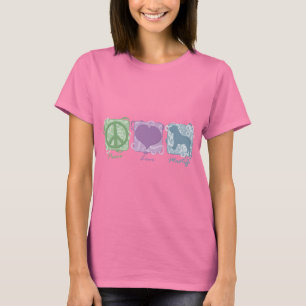 Camiseta Pastel de paz, amor y castigos