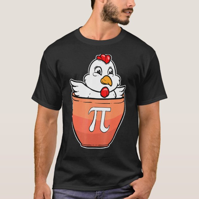 Camiseta Pastel de Pollo Pi Math (Anverso)