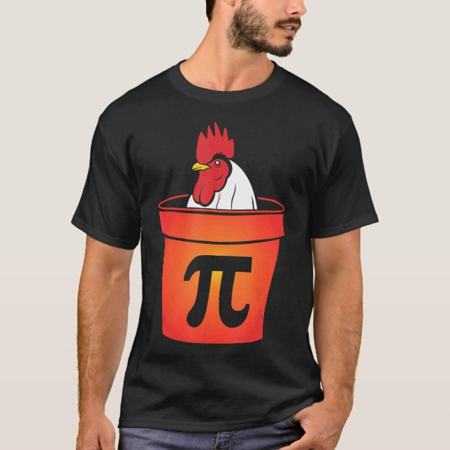 Camiseta Pastel De Pollo Pot Pi Matemáticas Tarta (Anverso)