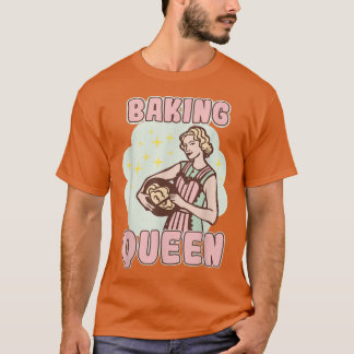 Camiseta Pastel de postre de pastelería de la reina de pan