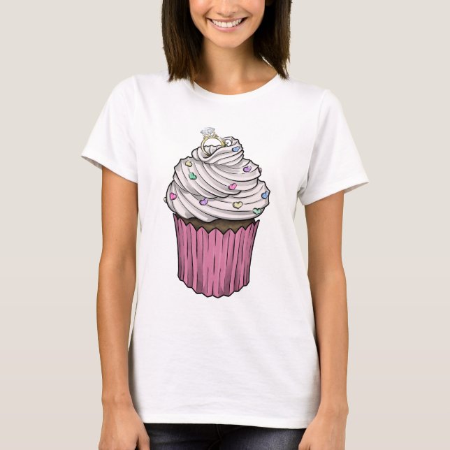 Camiseta Pastel de propuesta dulce (Anverso)