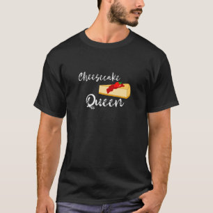 Camiseta Pastel de queso Reina de pastelería queso dulce pa