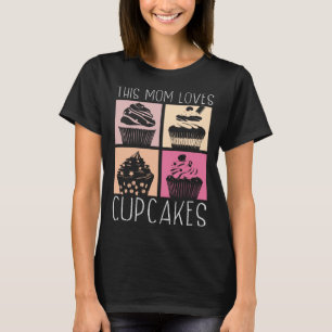 Camiseta Pastel de repostería mamá hornear Mama Baker Chef 