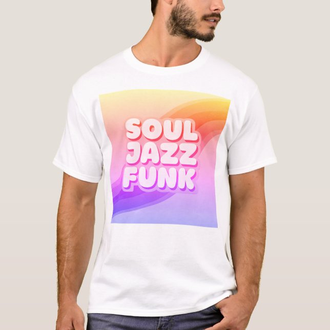 Camiseta pastel de Soul Jazz Funk (Anverso)