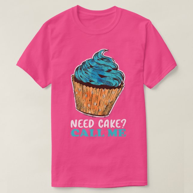 Camiseta Pastel de tarta de pan de pan de panadería Chef (Diseño del anverso)