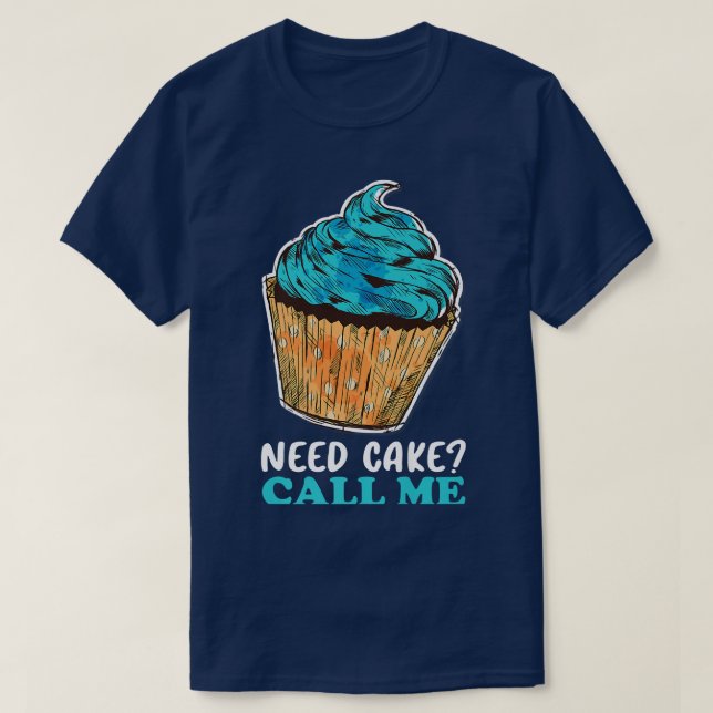Camiseta Pastel de tarta de pan de pan de panadería Chef (Diseño del anverso)
