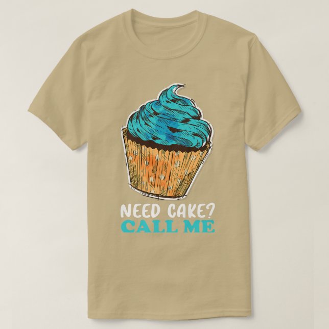 Camiseta Pastel de tarta de pan de pan de panadería Chef (Diseño del anverso)