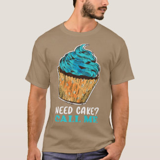 Camiseta Pastel de tarta de pan de pan de panadería Chef