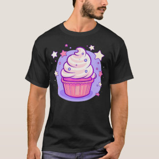 Camiseta Pastel de tarta dulce pastel Kawaii Estrellas Cele