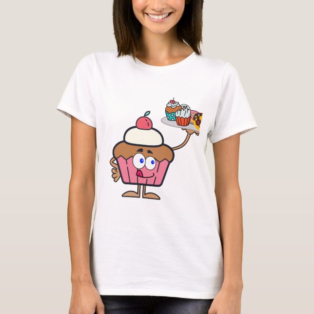 Camiseta Pastel de tarta dulce tu día (Anverso)