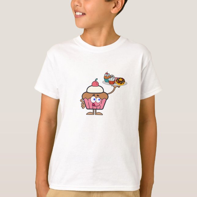 Camiseta Pastel de tarta dulce tu día (Anverso)