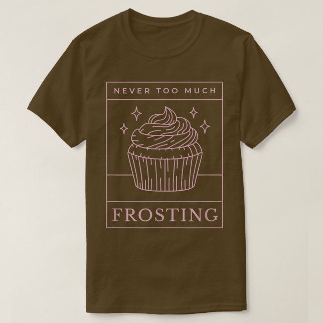 Camiseta Pastel de tarta Frosting Muffin dulce postre Baker (Diseño del anverso)