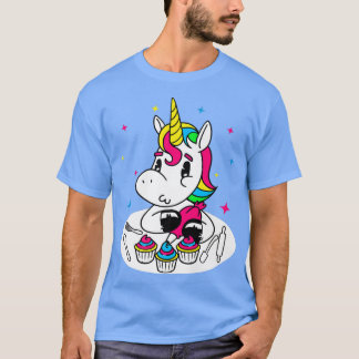 Camiseta Pastel de tarta unicornio Baker I Fundido