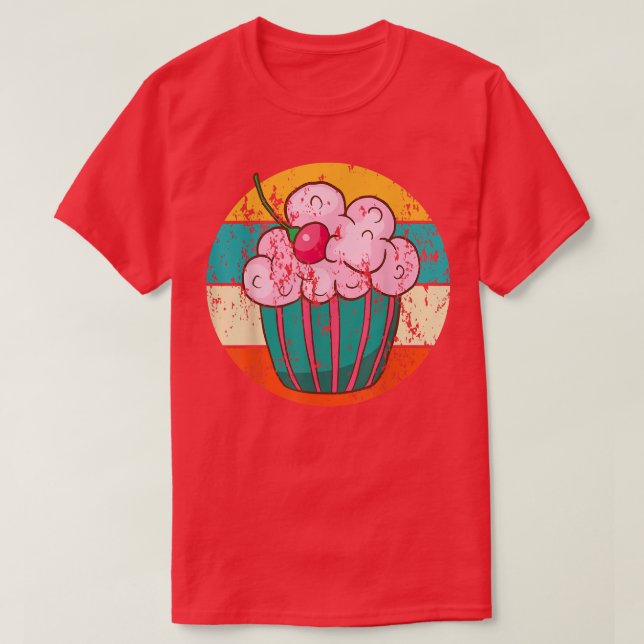 Camiseta Pastel de torta de pan panadería Pastel de reposte (Diseño del anverso)