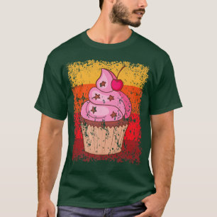Camiseta Pastel de torta de pan panadería Pastel de retro 1