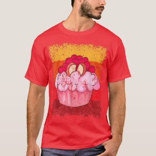 Camiseta Pastel de torta de pan panadería Pastel de retro 1