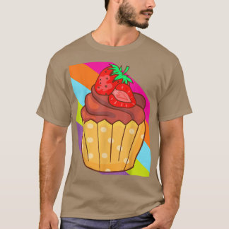 Camiseta Pastel de torta panadería Baker Cake Comida Delici