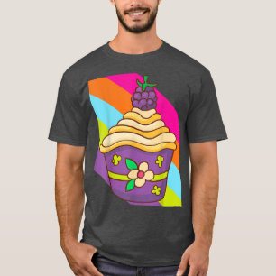 Camiseta Pastel de torta panadería Baker Cake Comida Delici