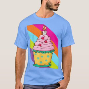 Camiseta Pastel de torta panadería Baker Cake Comida Delici