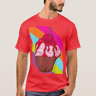 Camiseta Pastel de torta panadería Baker Cake Comida Delici