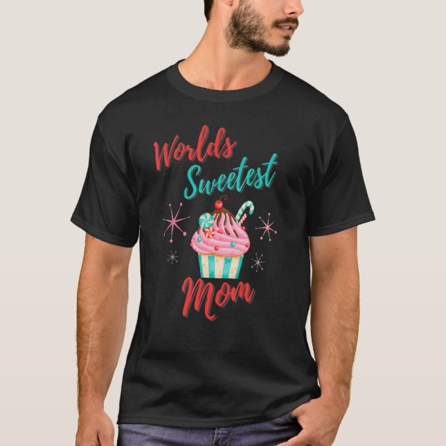 Camiseta Pastel del Día de la Madre más dulce del mundo (Anverso)