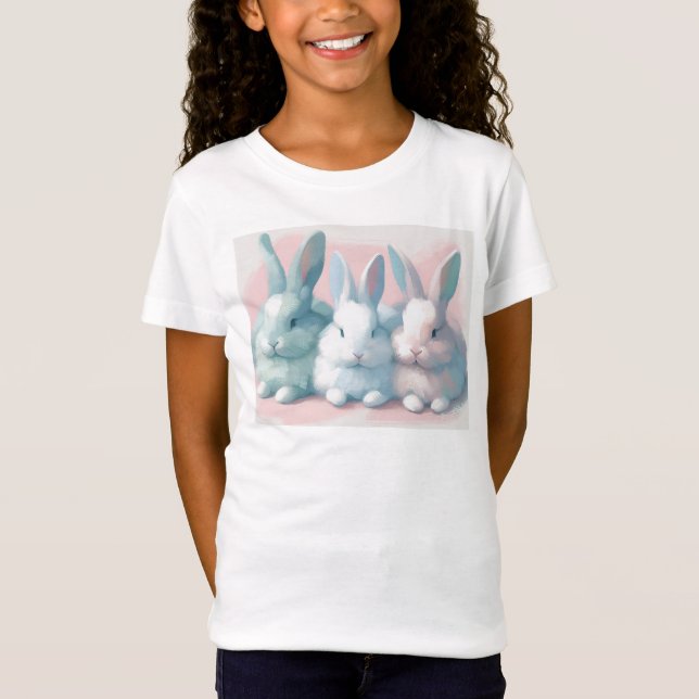 Camiseta Pastel Easter Bunny Shirt (Anverso)