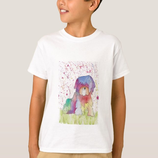 Camiseta Pastel El Arco Iris (Anverso)