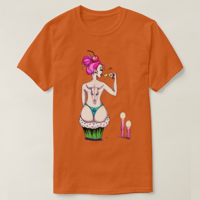 Camiseta Pastel En Pastel (Diseño del anverso)