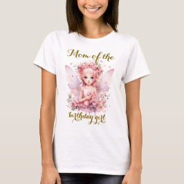Camiseta Pastel Fairy floral garden tea fiesta de cumpleaño